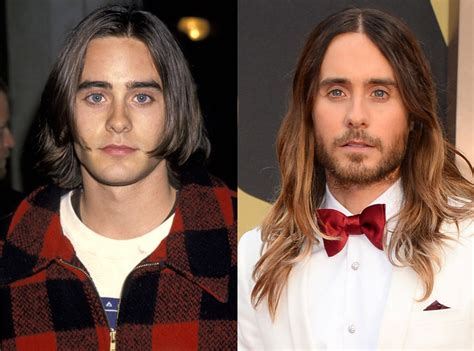 Jared Leto then and now